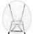 2x Poly-Rattan Gartensessel Suzano, Gartenstuhl Spaghetti Stuhl, 70er Retro-Design ~ weiß - 