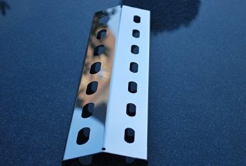 365mm x 90mm Edelstahl Flammenverteiler / Flammenabdeckung / Grillblech - super Ersatzteil für viele verschiedene Gasgrills (365-90-1) - 