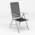 4er Set Alu Gartenstuhl Klappstuhl Hochlehner Campingstuhl Aluminium Liegestuhl - 