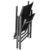 6er Set Klappstuhl Aluminium Gartenstuhl Aluminium Campingstuhl verstellbar schwarz stabil - 