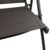 7tlg. Gartengarnitur, Aluminium Gartentisch mit Polywood-Tischplatte Grau 205x90cm + 6x Aluminium-Hochlehner mit Textilenbespannung, 7-fach verstellbar, klappbar, anthrazit / Sitzgruppe Sitzgarnitur Gartenmöbel Terrassenmöbel - 