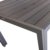 9tlg Gartengarnitur Sitzgruppe Gartenmöbel Set Aluminium Gartentisch mit Polywood Tischplatte 205x90cm Stapelstuhl pulverbeschichtet mit Textilenbespannung Champagner - 
