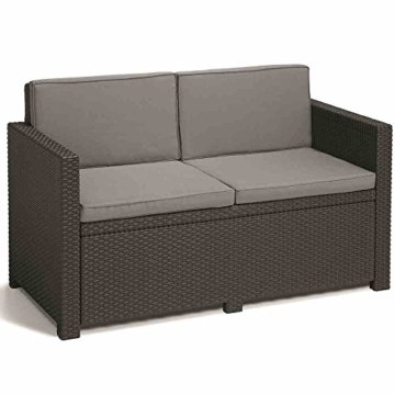 Allibert Lounge Set Monaco, Grau, 4-teilig - 