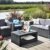 Allibert Lounge Set Monaco, Grau, 4-teilig - 