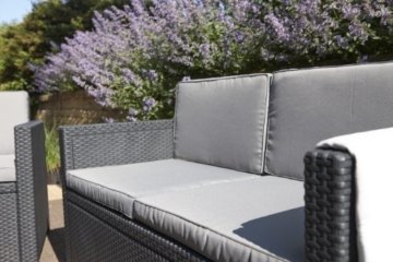 Allibert Lounge Set Monaco, Grau, 4-teilig - 