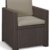 Allibert Lounge Set Victoria Balcony, Braun, 3-teilig - 