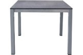 Aluminium Gartentisch 90x90 cm Spraystone silber / anthrazit -