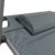 Ambientehome Luxus Aluliege Dreibeinliege mit Dach gepolstert mit Quick Dry Foam - 