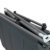 Ambientehome Luxus Aluliege Dreibeinliege mit Dach gepolstert mit Quick Dry Foam - 