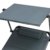 Ambientehome Luxus Aluliege Dreibeinliege mit Dach gepolstert mit Quick Dry Foam - 
