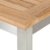 Ambientehome Tisch, Ausziehbarer Teakholz Edelstahl Lagos Esstisch Gartentisch, braun, 150x90x75 cm, 69283 - 