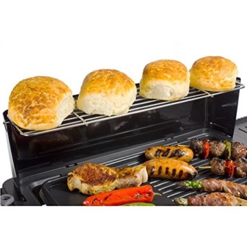 Andrew James - Elektrischer Gartengrill / BBQ Für Indoor & Outdoor Nutzung - Mit Stand Und Ablagefach - Ideal Für Die Ganzjährliche Nutzung - 