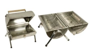 BBQ Edelstahl Standgrill Gartengrill Klappgrill Koffergrill -