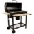 BBQ Grillwagen mit Deckel Smoker Holzkohlegrill - 