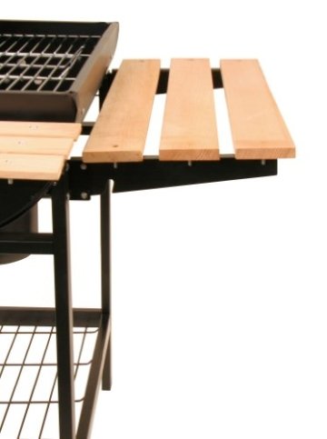 BBQ Grillwagen mit Deckel Smoker Holzkohlegrill - 