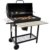 BBQ Grillwagen mit Deckel Smoker Holzkohlegrill -