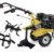 Benzin Gartenfräse / Kultivator 6 PS mit Pflug + 1 l Motoröl + 2 l Getriebeöl - 