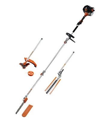 Benzin MultiTool 5in1 - 52ccm - 3,0PS Hochentaster Heckenschere Motorsense - 