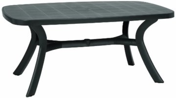 BEST 18519250 Tisch Kansas oval 192 x 105 cm, anthrazit -