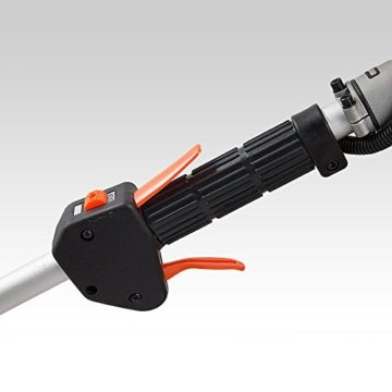 BITUXX® 5in1 Freischneider Benzin Heckenschere Motorsense Rasentrimmer Hochentaster Astsäge Kettensäge - 