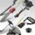 BITUXX® 5in1 Freischneider Benzin Heckenschere Motorsense Rasentrimmer Hochentaster Astsäge Kettensäge -