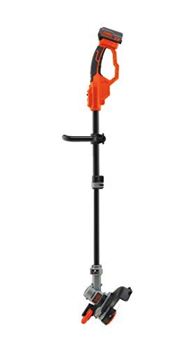 Black + Decker 18V Akku-Rasentrimmer, Motorsense, Rasenkantenschneider, 30 cm Schnittbreite, STC1840 - 