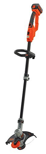 Black + Decker 18V Akku-Rasentrimmer, Motorsense, Rasenkantenschneider, 30 cm Schnittbreite, STC1840 -