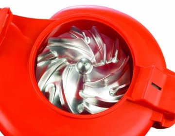 Black + Decker 3.000 Watt 3-in-1 Elektro-Laubsauger, Metall-Häckslerad, bis zu 418km/h Blasgeschwindigkeit,GW3030 - 