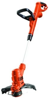 Black + Decker 450Watt Rasentrimmer, E-Drive, 25cm Schnittbreite, Automatische Fadeneinstellung, Führungsschiene ST4525 -