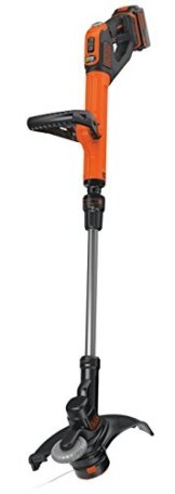 Black + Decker Akku-Rasentrimmer, Powercommand, EasyFeed, 18V, 4,0 Ah Akku / Ladegerät, 30 cm Schnittbreite, STC1840EPC -