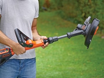 Black+Decker 18 V, 2.0 Ah Rasentrimmer AFS Reflex Fadenverlängerung, Akku und Ladegerät, 28 cm Schnittbreite, STC1820PC - 