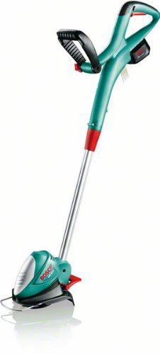 Bosch ART 23 LI Akku-Rasentrimmer + 23 Kunststoffmesser + Pflanzenschutzbügel + Akku und Ladegerät (14,4 V, 23 cm Ø, 2,3 kg) -