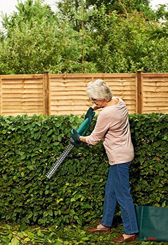 Bosch DIY Akku-Heckenschere AHS 45-15 LI, Akku, Ladegerät, Karton (10,8 V, 2,0 Ah, Messerlänge 45 cm) - 