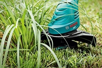 Bosch DIY Akku-Rasentrimmer ART 23-10,8 LI, Akku, Ladegerät, Messer, Pflanzenschutzbügel, Karton (10,8 V, 2,0 Ah, Schnittkreisdurchmesser 23 cm) - 