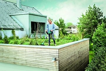 Bosch DIY Akku-Rasentrimmer ART 23-10,8 LI, Akku, Ladegerät, Messer, Pflanzenschutzbügel, Karton (10,8 V, 2,0 Ah, Schnittkreisdurchmesser 23 cm) - 