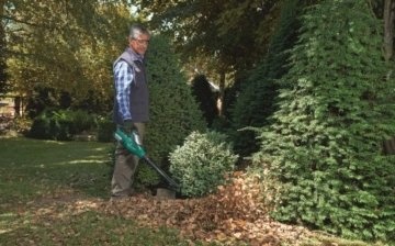 Bosch DIY Laubbläser ALB 36 LI, Akku, Ladegerät, Karton (36 V, 2,6 Ah, Luftgeschwindigkeit 180- 260 km/h) - 