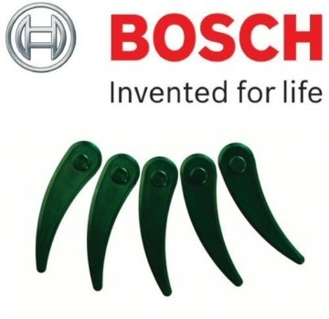 Bosch Genuine Durablade Klingen, für Bosch Rasentrimmer ART 23-18Li kabellos, Durchmesser 230 mm, 5 Stück, c/w STANLEY KeyTape Cadbury Schokoriegel -