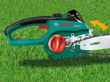Bosch Kettensäge AKE 30 LI, Akku, Ladegerät, 80 ml Kettensägenöl, Karton (36 V, 2,6 Ah, 5,2 kg), mehrfarbig - 