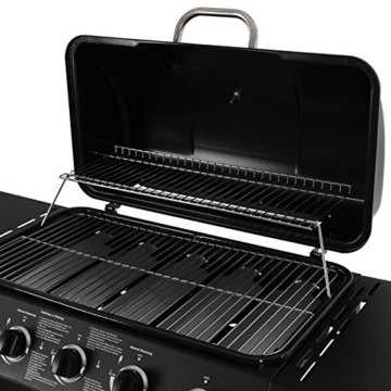 Broil-master Gasgrill BBQ GRILLWAGEN Edelstahl-Brennerr 5 Hauptbrenner in Farbe: schwarz - 