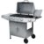 Broil-master Gasgrill BBQ GRILLWAGEN Stahl-Brenner 4 Hauptbrenner + 1 Seitenbrenner in Farbe: silber - 