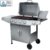 Broil-master Gasgrill BBQ GRILLWAGEN Stahl-Brenner 4 Hauptbrenner + 1 Seitenbrenner in Farbe: silber - 