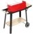 Broilmaster Grill, BBQ Grillwagen mit Feuerbox, schwarz / rot, 83 x 77,5 x 39,5 cm, BBQS10 - 