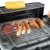 Bruzzzler BBQ Elektrogrill - Standgrill mit Warmhalte-Rost, (2000 Watt) - 