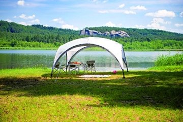 Coleman Pavillon Event Shelter, hellgrau/grün, 450 x 450 x 228 cm - 
