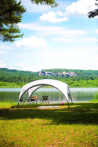 Coleman Pavillon Event Shelter, hellgrau/grün, 450 x 450 x 228 cm - 