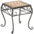 Dehner Blumenhocker Nela 2er Set, Höhe 25 / 30 cm, Mosaikdesign, Metall - 
