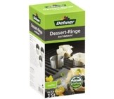 Dehner Dessertringe 3er Set, Ø 7.5 cm, Höhe 5 cm, Edelstahl, silber -
