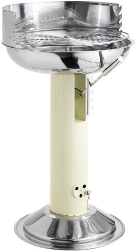 Dehner Edelstahl-Säulengrill, creme -