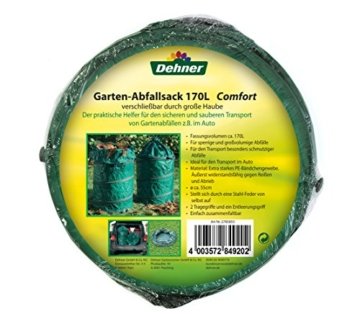 Dehner Gartenabfallsack Pop-Up, 170 l, Ø 56 cm, Höhe 70 cm - 