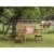 Dehner Gartenbank Lucy, 2-Sitzer, klappbar, ca. 120 x 91 x 54 cm, FSC Akazienholz, geölt, natur - 